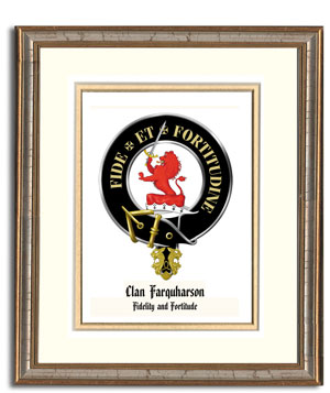 Clan Badge Print, Framed