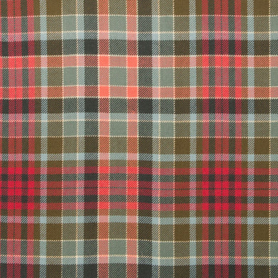 Gordon Red Weathered Light Weight Tartan Fabric