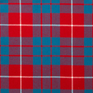 Hamilton Red Modern Light Weight Tartan Fabric