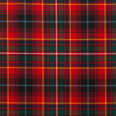Innes Red Modern Light Weight Tartan Fabric