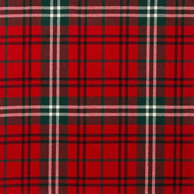 Morrison Red Modern Light Weight Tartan Fabric