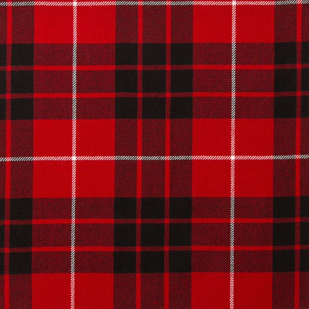 Munro Black & Red Light Weight Tartan Fabric
