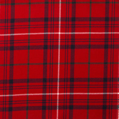 Rose Red Modern Light Weight Tartan Fabric