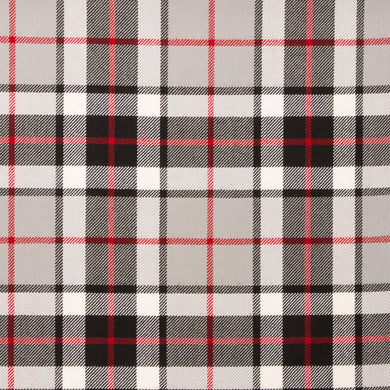 Thomson Grey Light Weight Tartan Fabric