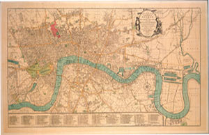 1810 London Street Map Poster
