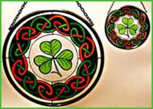Load image into Gallery viewer, Celtic Shamrock Roundel
