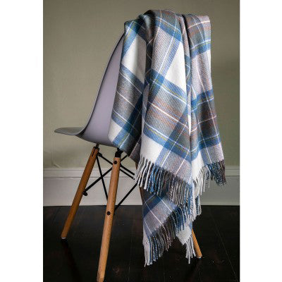 Stewart Dress BlueLambswool Blanket