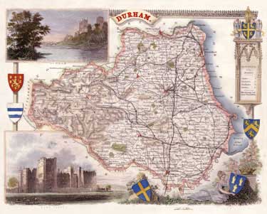 Durham Map Poster