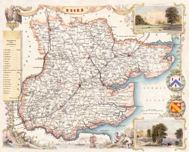 Essex Map Poster
