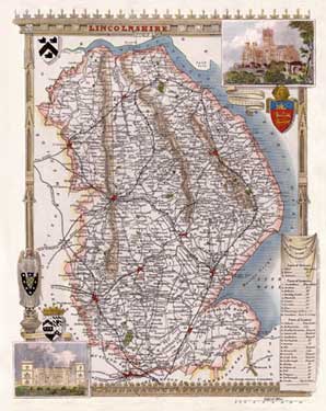 Lincolnshire Map Poster