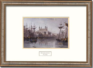 Tower Of London Framed Engraving