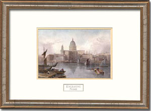 ST. Paul's Cathedral London Framed Engraving