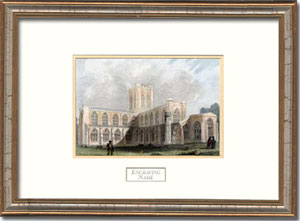 Chester Cathedral Framed Engraving