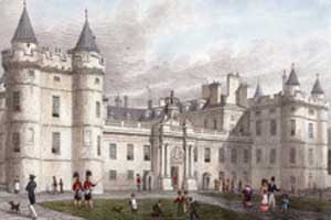 Holyrood Palace Engraving