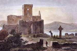 Iona Abbey Engraving