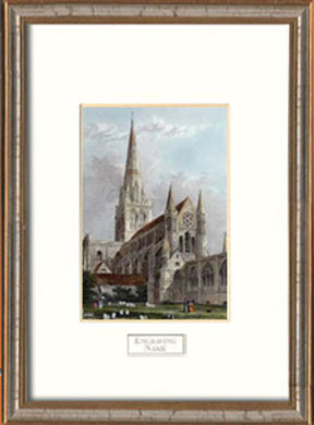 Chichester Cathedral Framed Engraving