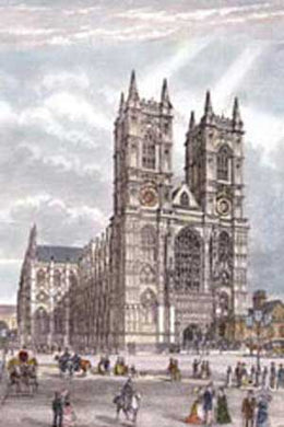 Westminster Abbey London Engraving