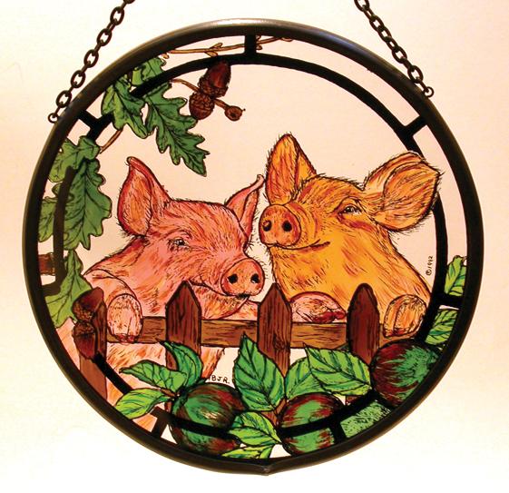 Laughing Pigs Roundel